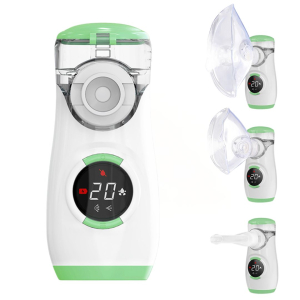 Інгалятор портативний AIMED Mesh Nebulizer з акумулятором колір білий