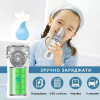 Інгалятор портативний AIMED Mesh Nebulizer з акумулятором колір блакитний