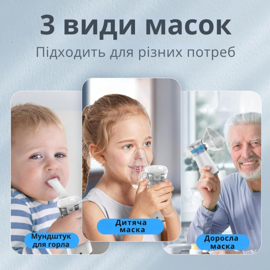Інгалятор AIMED Mesh Nebulizer сірий