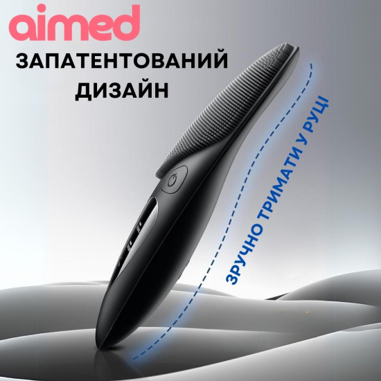 Щітка для чищення обличчя AIMED Face Massage Master колір чорний
