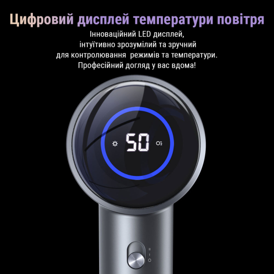 Фен стайлер AIMED Hair Master PRO з набором насадок сірий