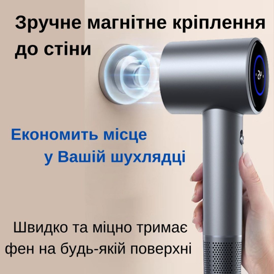 Фен для волосся AIMED Hair Master PRO сірий