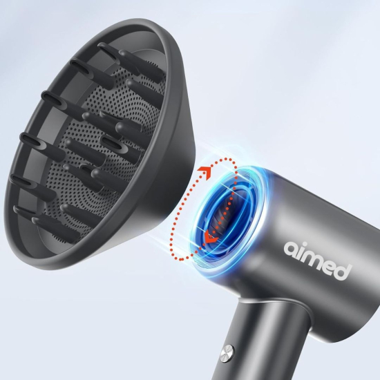 Фен стайлер AIMED Hair Master PRO з набором насадок синій