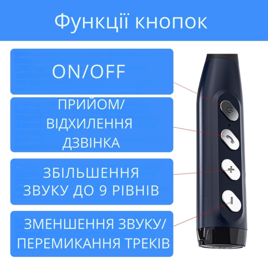 Слуховий апарат AIMED Hearing Aid Pro Series N08 з підключенням Bluetooth та кріпленням на шию колір чорний