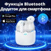 Слуховий апарат AIMED Hearing Aid NO-EARBUDS Series P18 з підключенням Bluetooth та кейсом для зарядки колір білий