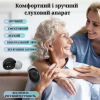 Слуховий апарат AIMED Hearing Aid Pro Series W10 з підключенням Bluetooth та портативним кейсом для зарядки колір чорний