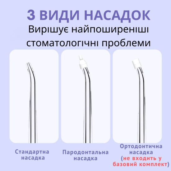 Іригатор AIMED HydroSonic акумулятор 1100 мАч колір фіолетовий