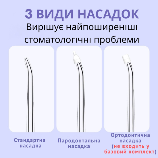 Іригатор AIMED HydroSonic акумулятор 1100 мАч колір білий
