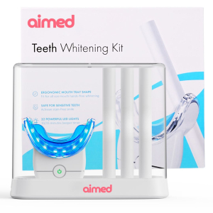 Капа для відбілювання зубів AIMED Smile Kit Pro з набором відбілюючого гелю 3 шт колір білий