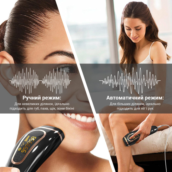 Фотоепілятор AIMED Silk Skin IPL Intensed Pulse Light колір чорний