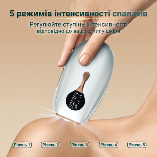 Фотоепілятор AIMED Silk Skin PRO Ice Cooling IPL Intensed Pulse Light колір білий