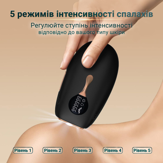 Фотоепілятор AIMED Silk Skin PRO Ice Cooling IPL Intensed Pulse Light колір чорний