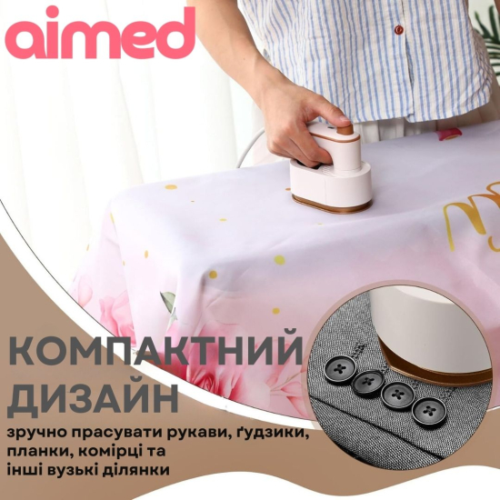 Портативна праска для одягу AIMED Steam Master колір білий