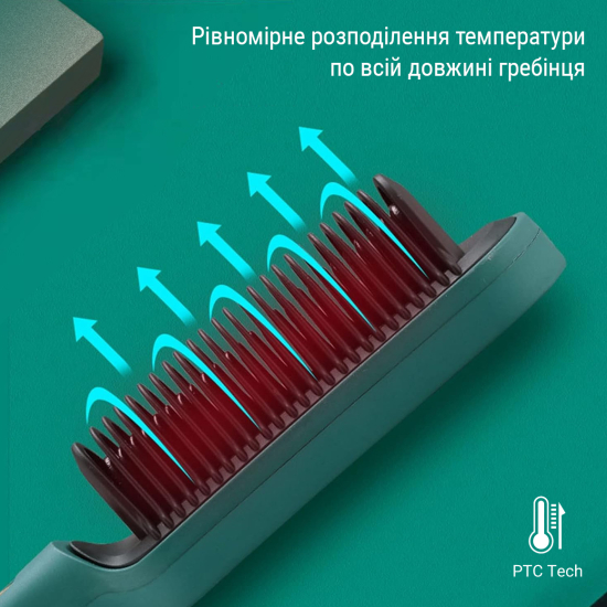 Щітка вирівнювач для волосся AIMED Hair Straightener Brush
