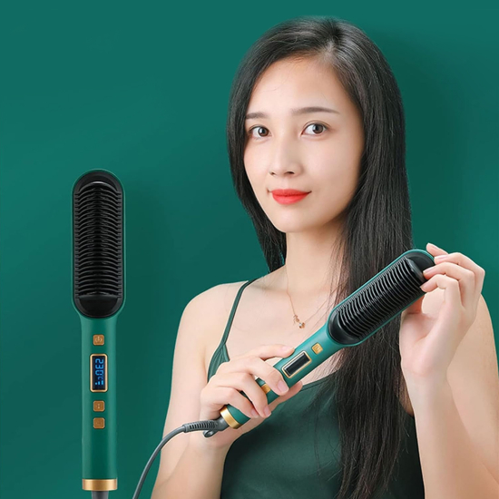 Щітка вирівнювач для волосся AIMED Hair Straightener Brush