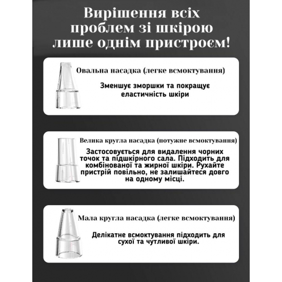 Вакуумний очищувач пор AIMED PORE CLEANER MINI