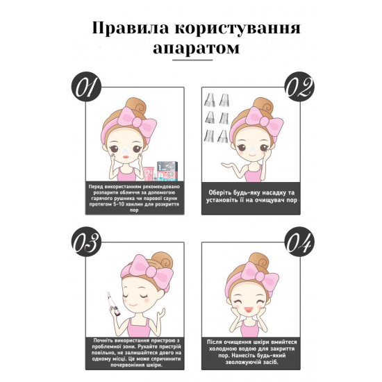 Вакуумний очищувач пор AIMED PORE CLEANER MINI
